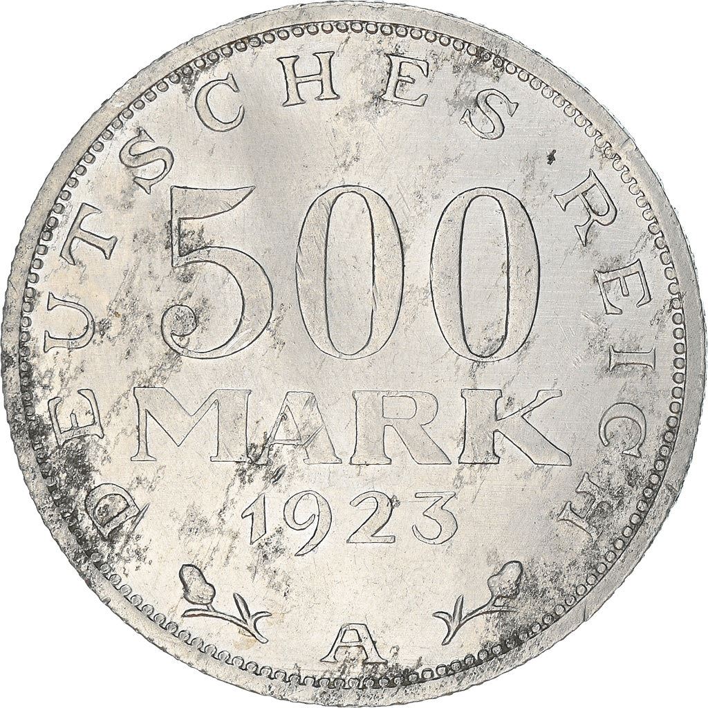 Weimar Republic 500 Mark Coin | German Reich | KM36 | 1923