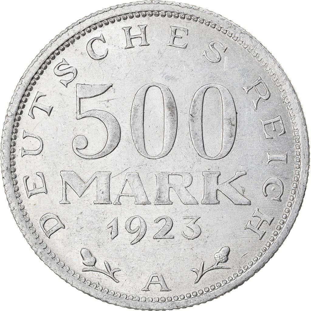 Weimar Republic 500 Mark Coin | German Reich | KM36 | 1923