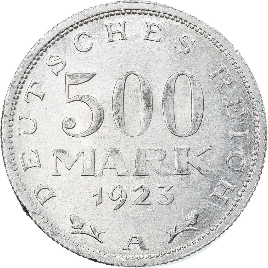 Weimar Republic 500 Mark Coin | German Reich | KM36 | 1923