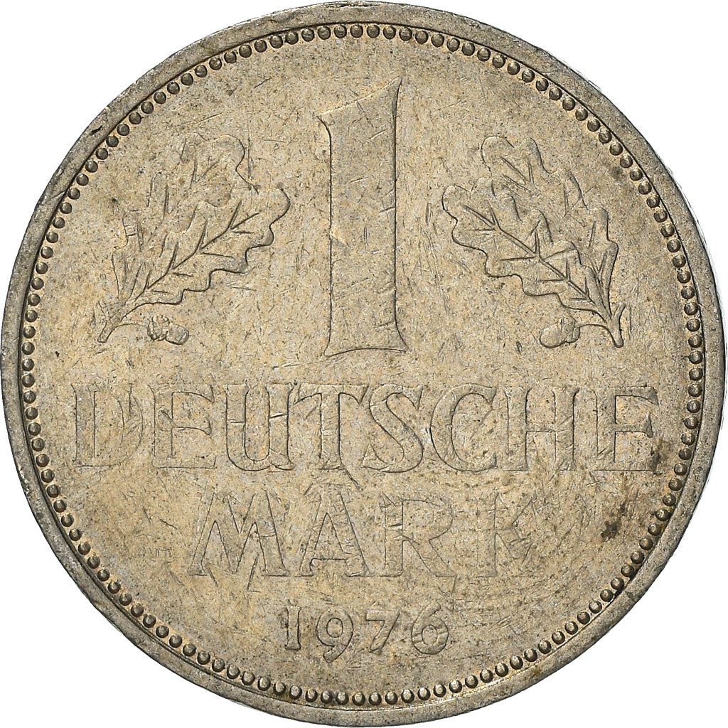 West German 1 Deutsche Mark Coin | KM110 | 1950 - 2001