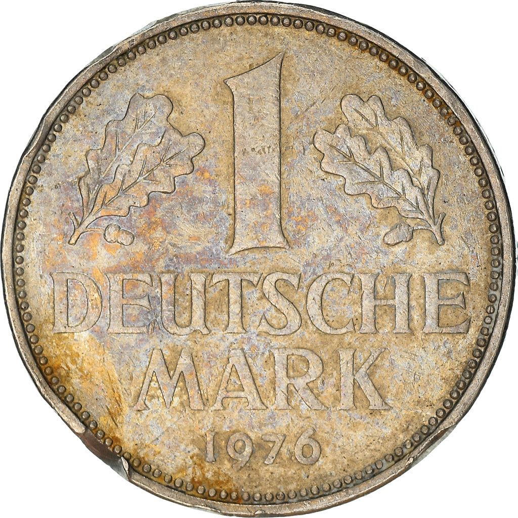 West German 1 Deutsche Mark Coin | KM110 | 1950 - 2001