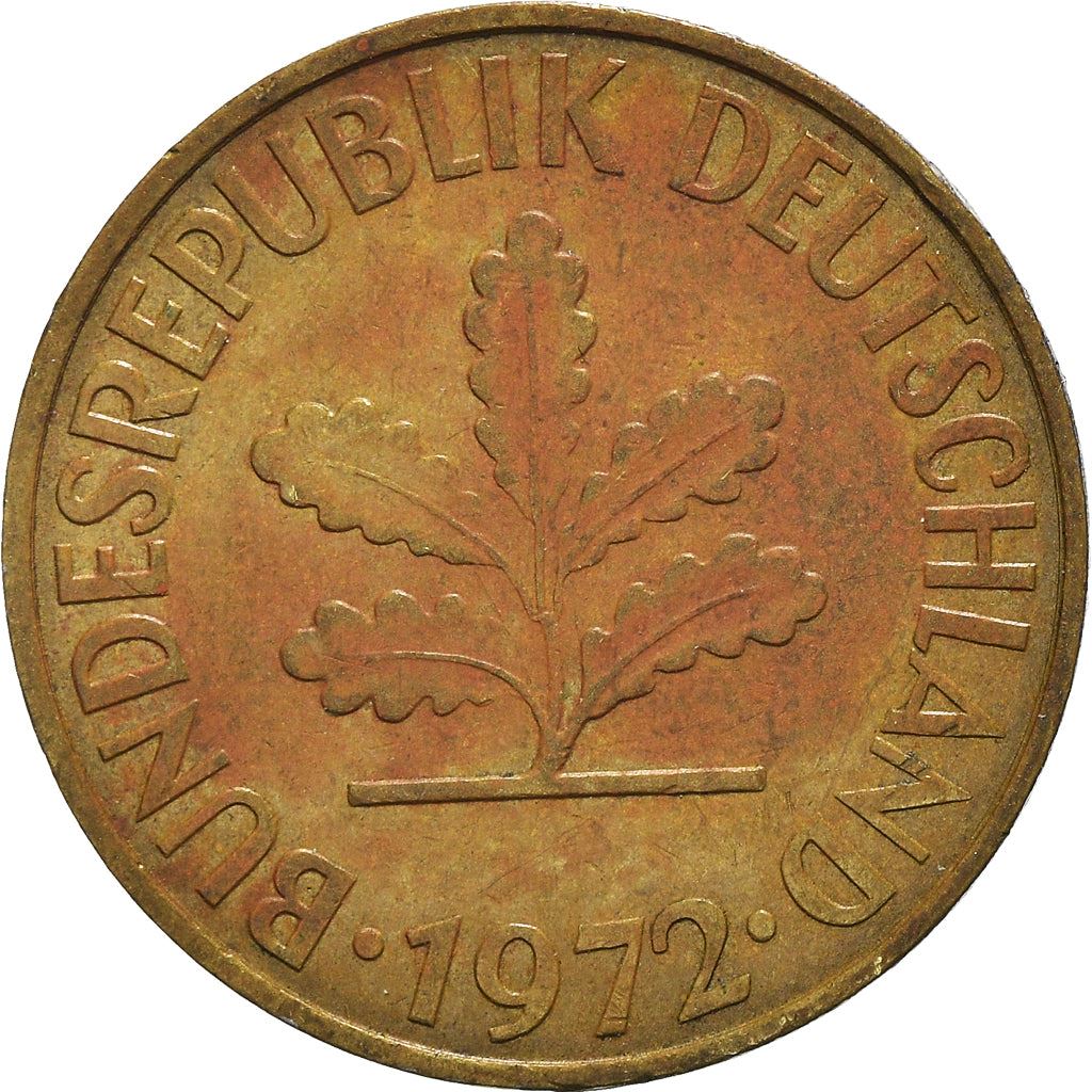 West German 10 Pfennig | KM108 | 1950 - 2001