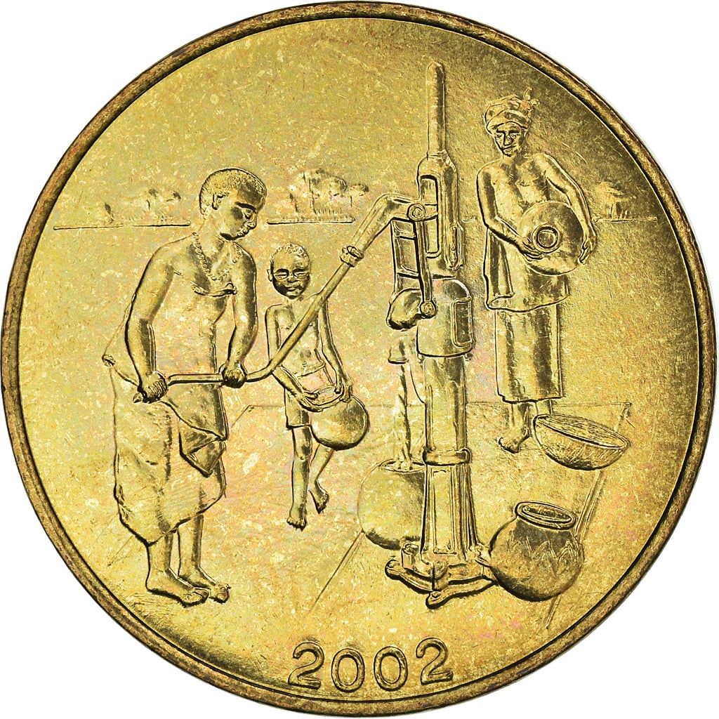 Western African States | 10 Francs Coin | Sawfish | Pitcher Pump | KM10 | 1981 - 2021