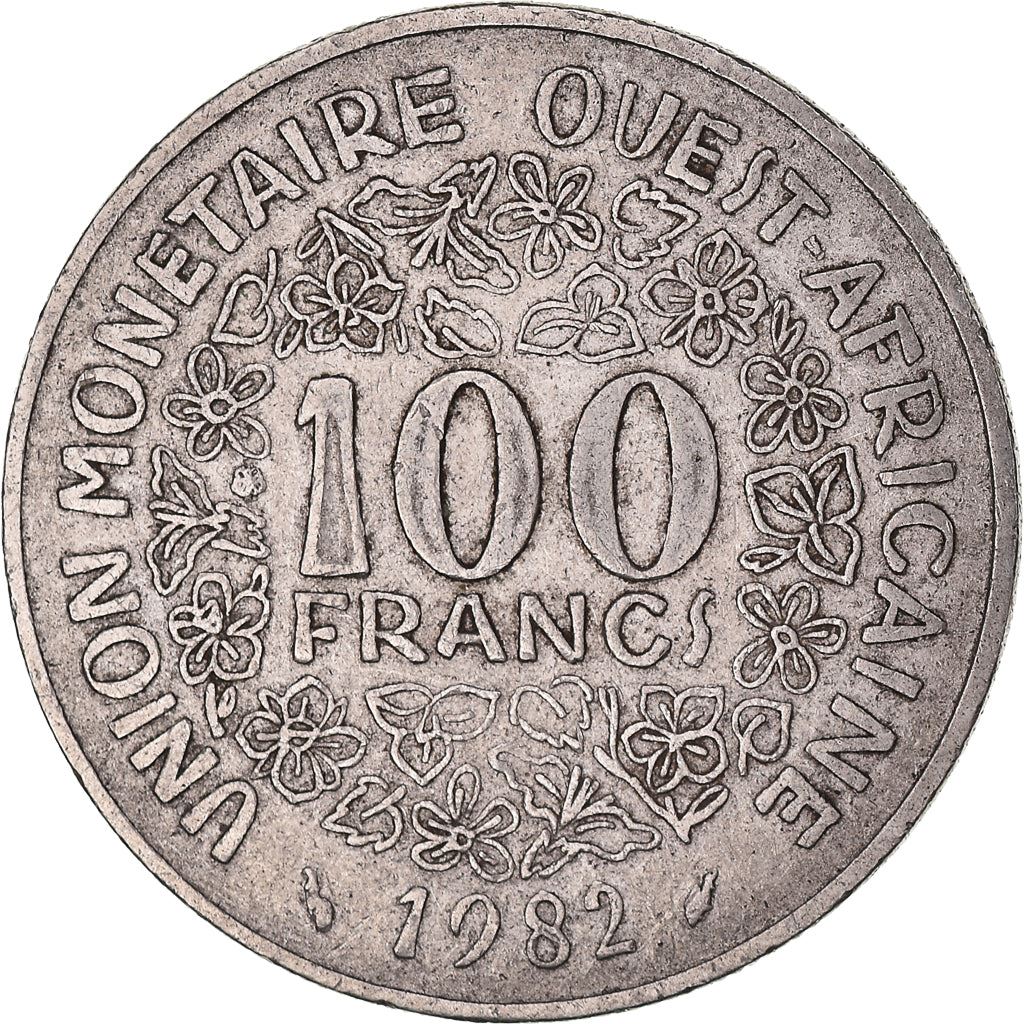 Western African States | 100 Francs Coin | Sawfish | Flowers | KM4 | 1967 - 2009