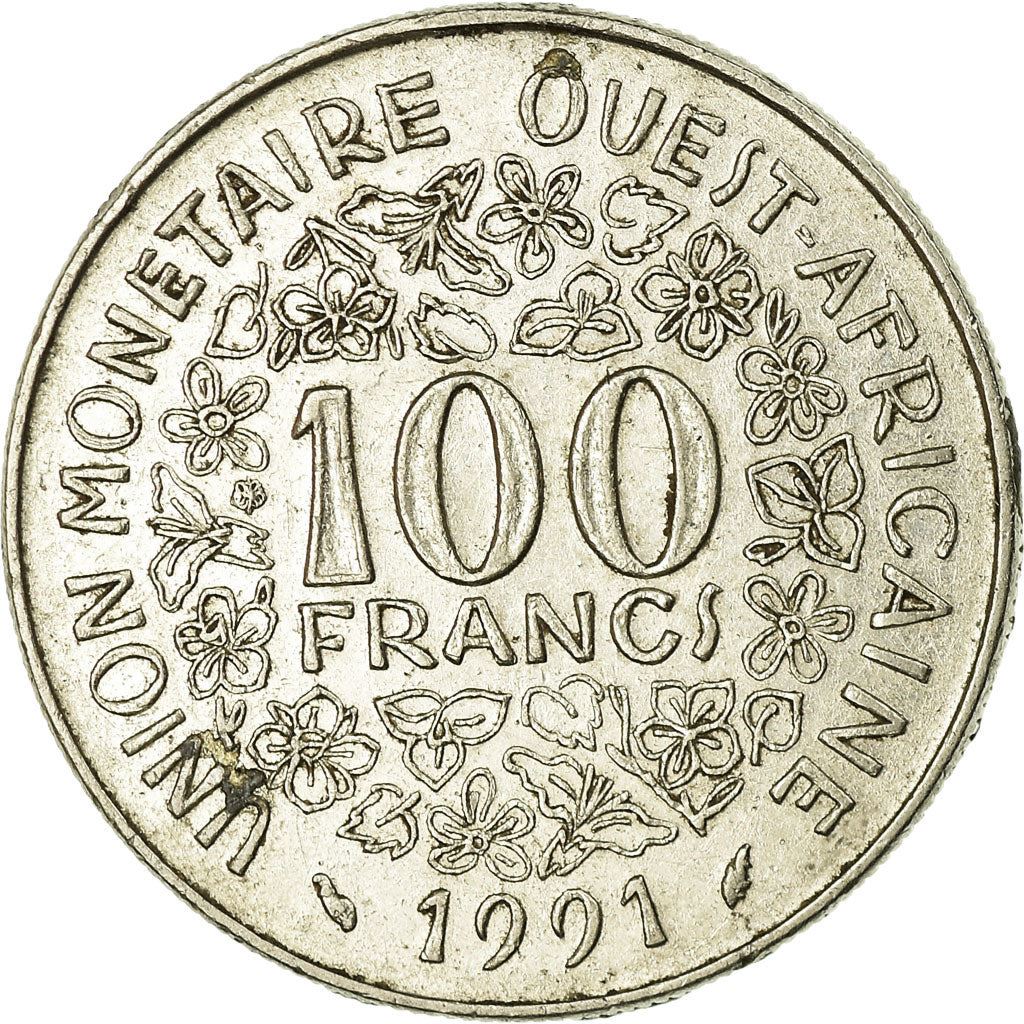 Western African States | 100 Francs Coin | Sawfish | Flowers | KM4 | 1967 - 2009