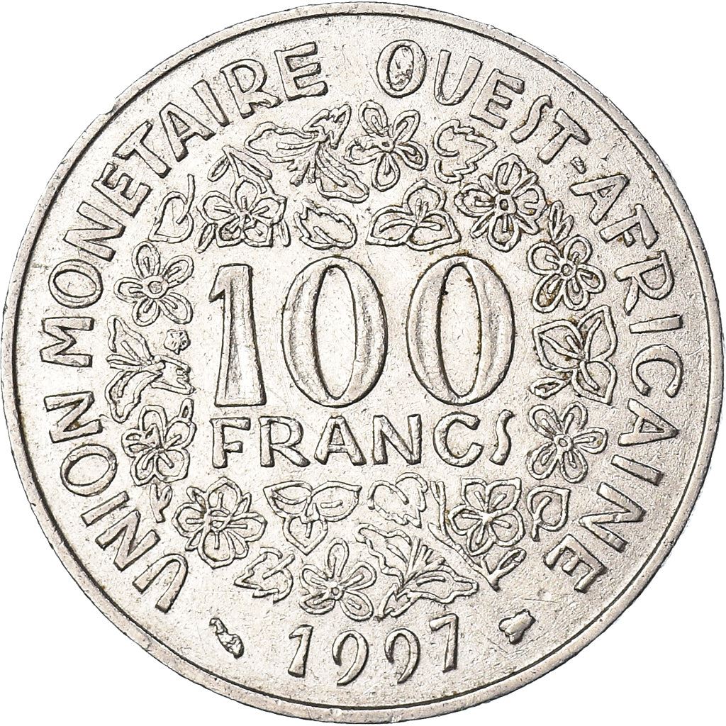 Western African States | 100 Francs Coin | Sawfish | Flowers | KM4 | 1967 - 2009