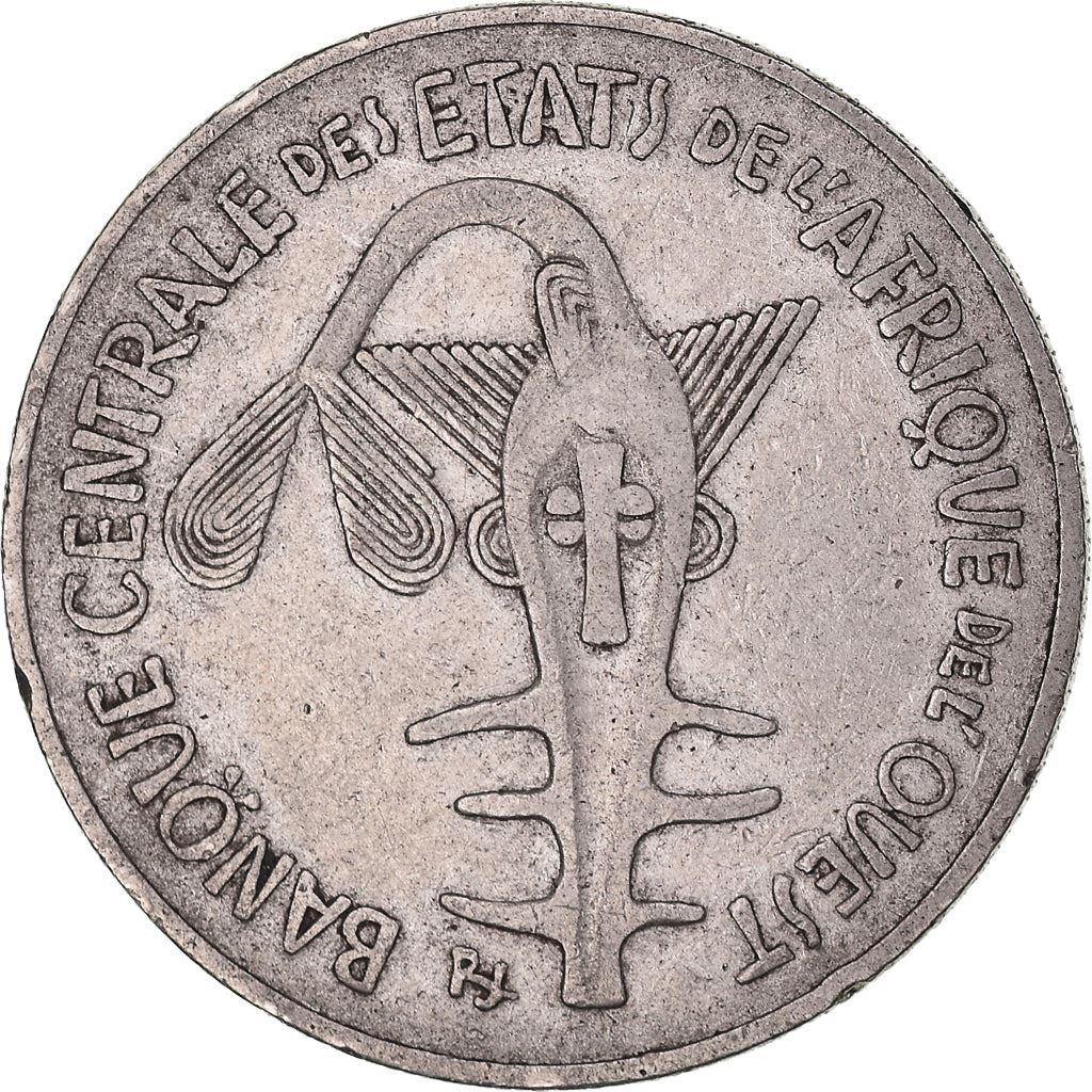 Western African States | 100 Francs Coin | Sawfish | Flowers | KM4 | 1967 - 2009