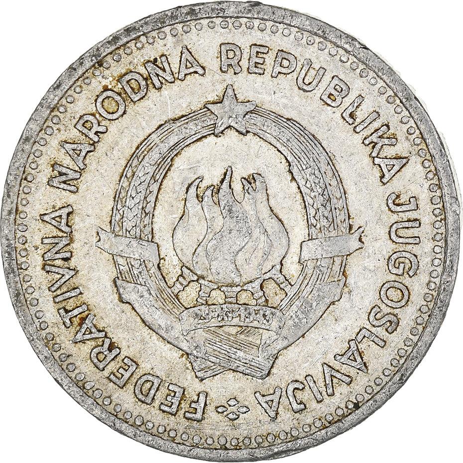 Yugoslavia Coin | 2 Dinara | Flame | Star | KM31 | 1953