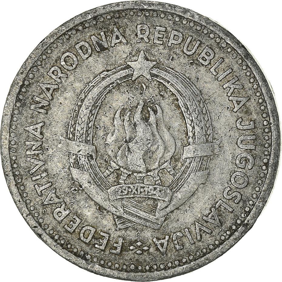 Yugoslavia Coin | 2 Dinara | Flame | Star | KM31 | 1953