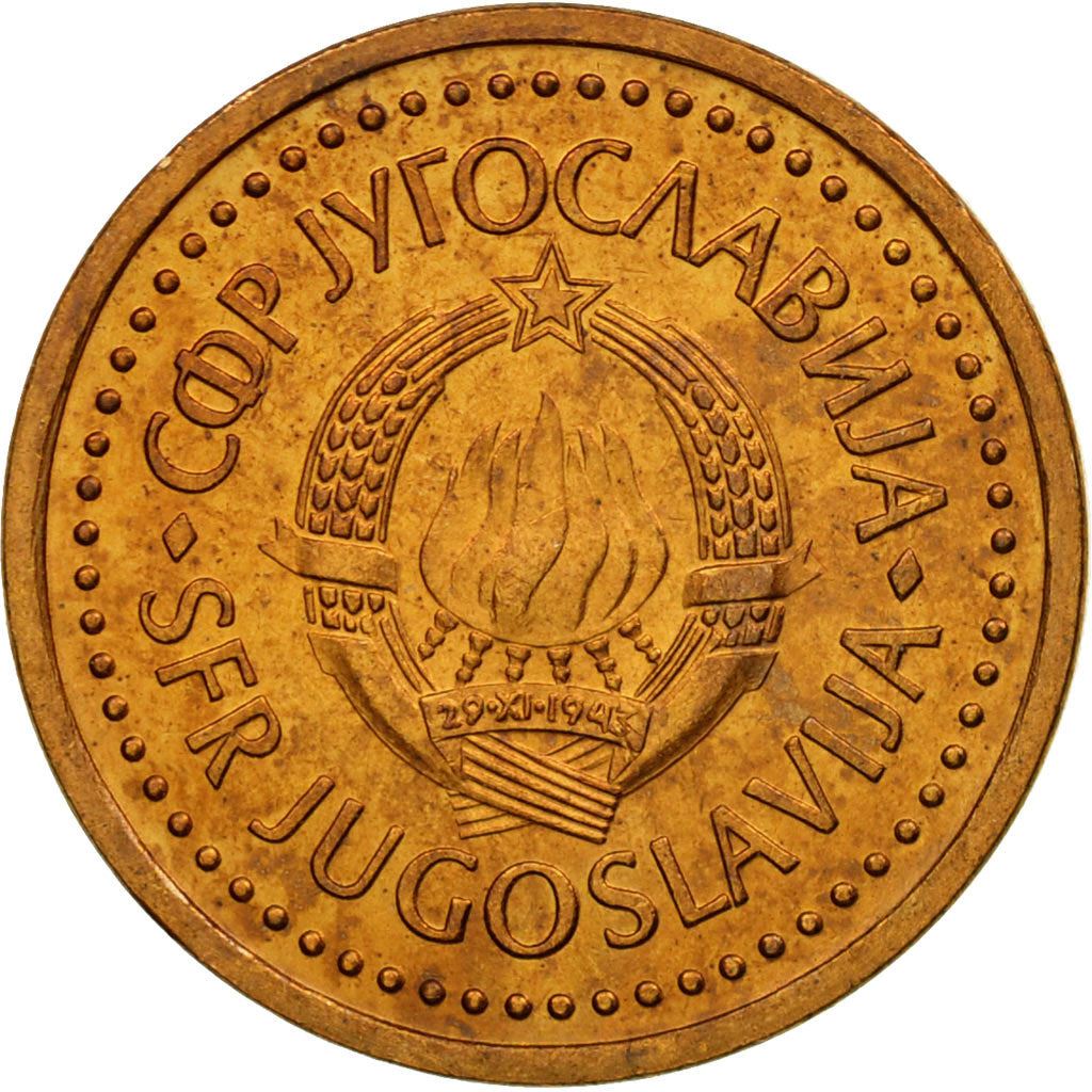 Yugoslavia Coin | 50 Para | Flame | Stars | KM85 | 1982 - 1984