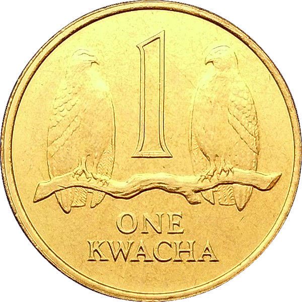 Zambia 1 Kwacha Coin | Taita Falcons | KM38 | 1992