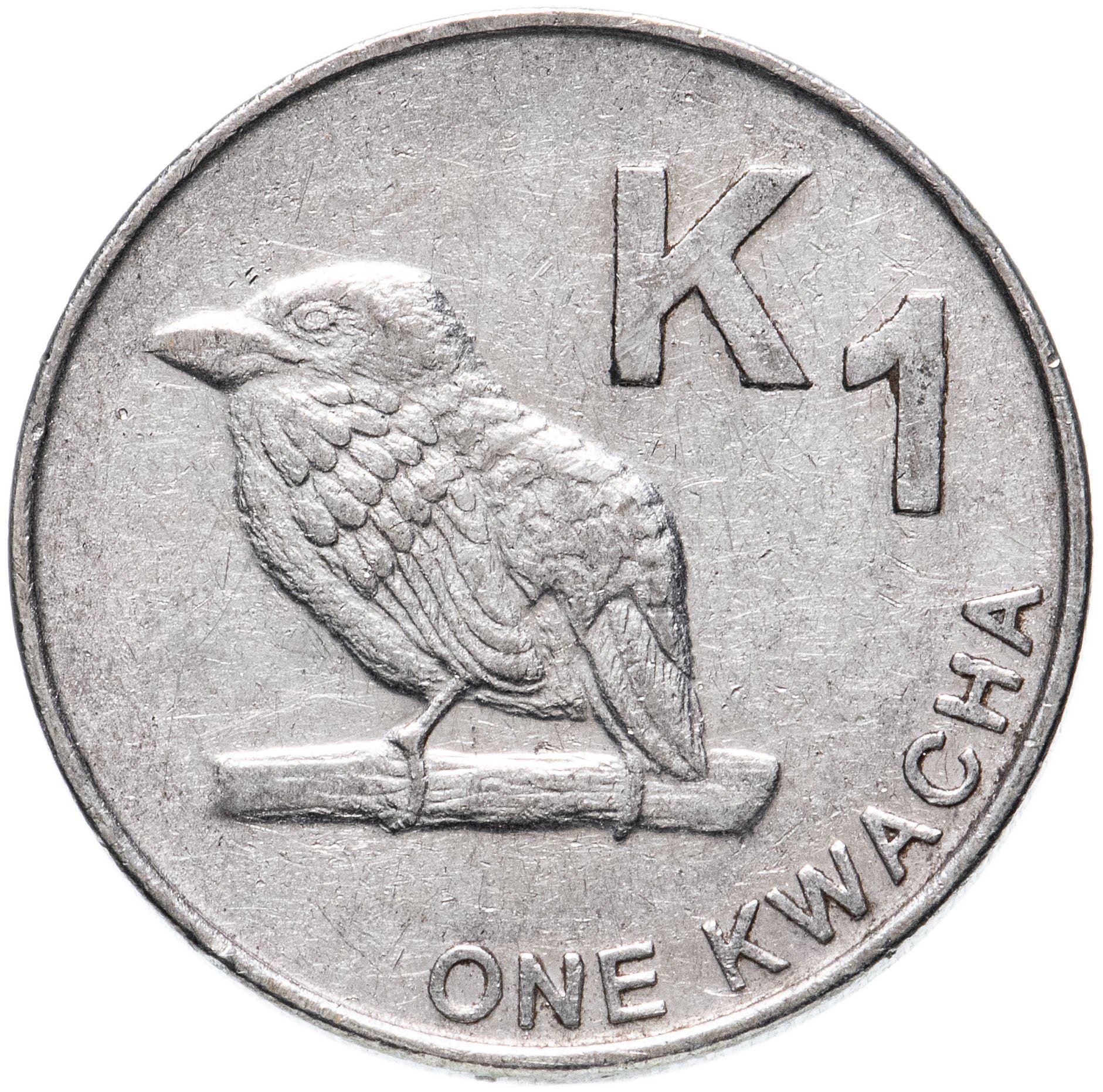 Zambia | 1 Kwacha Coin | Zambian Barbet | Km:209 | 2012 - 2019