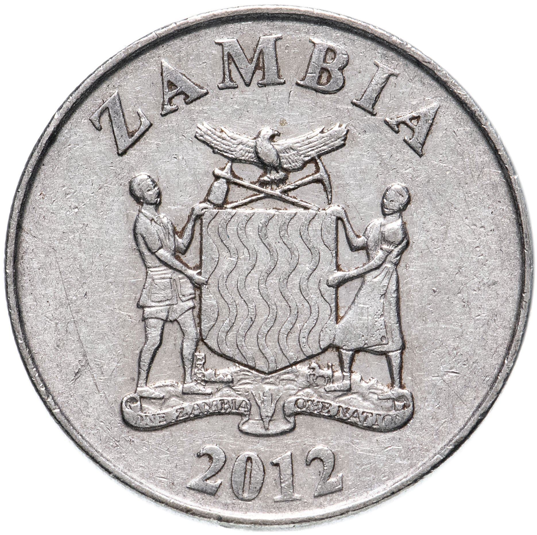 Zambia | 1 Kwacha Coin | Zambian Barbet | Km:209 | 2012 - 2019