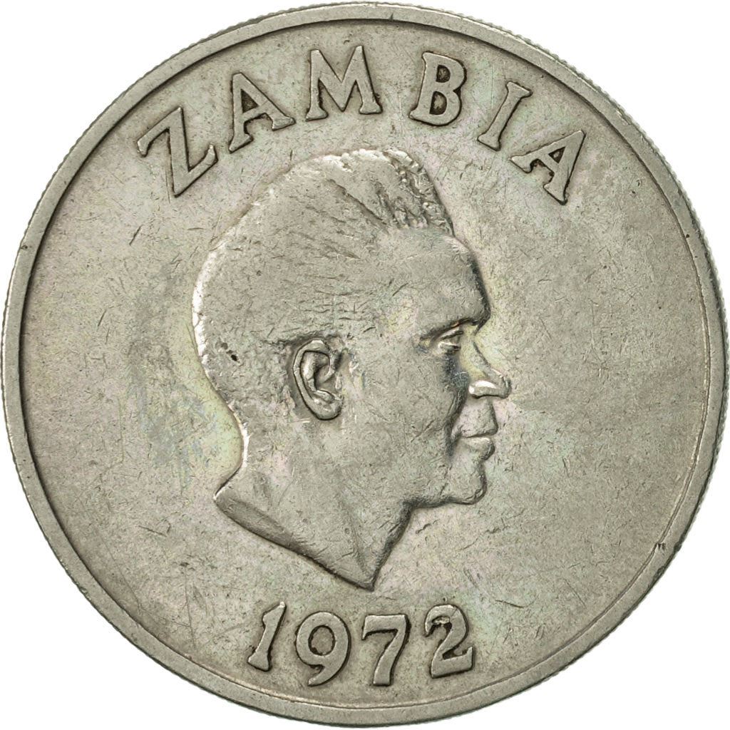 Zambia | 20 Ngwee Coin | Bohor Reedbuck | Km:13 | 1968 - 1988