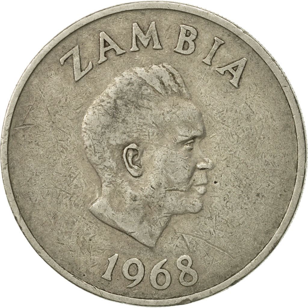 Zambia | 20 Ngwee Coin | Bohor Reedbuck | Km:13 | 1968 - 1988