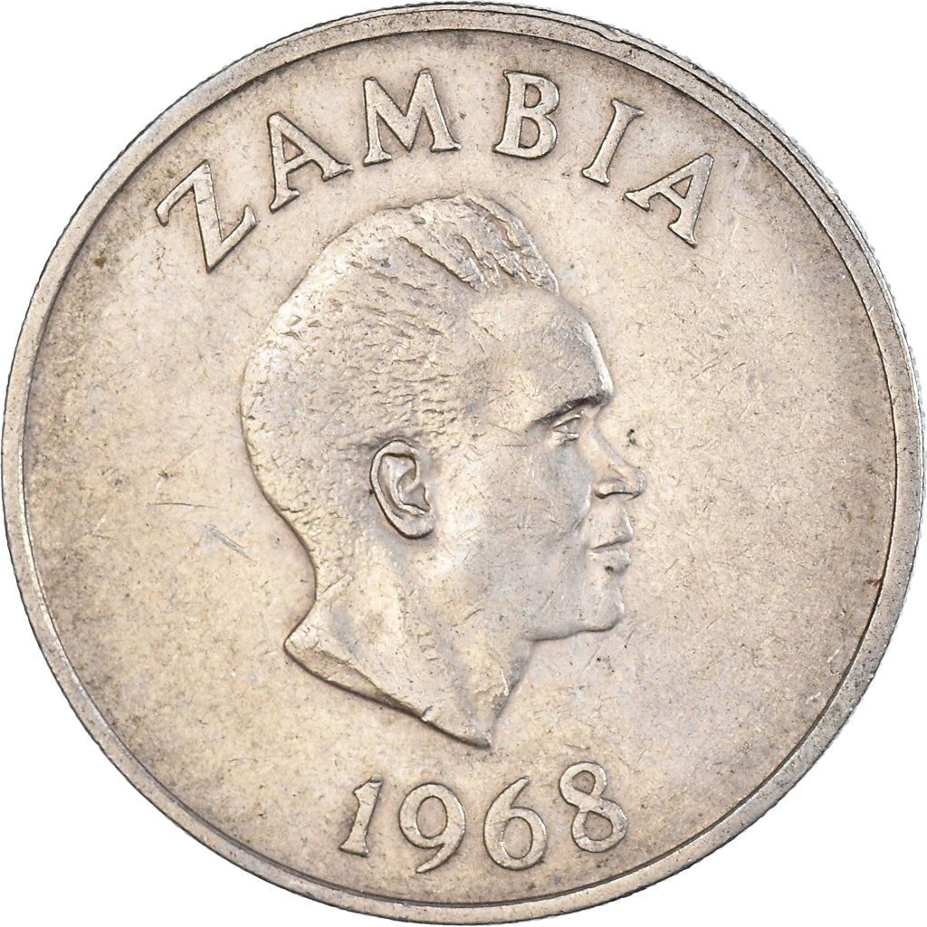 Zambia | 20 Ngwee Coin | Bohor Reedbuck | Km:13 | 1968 - 1988