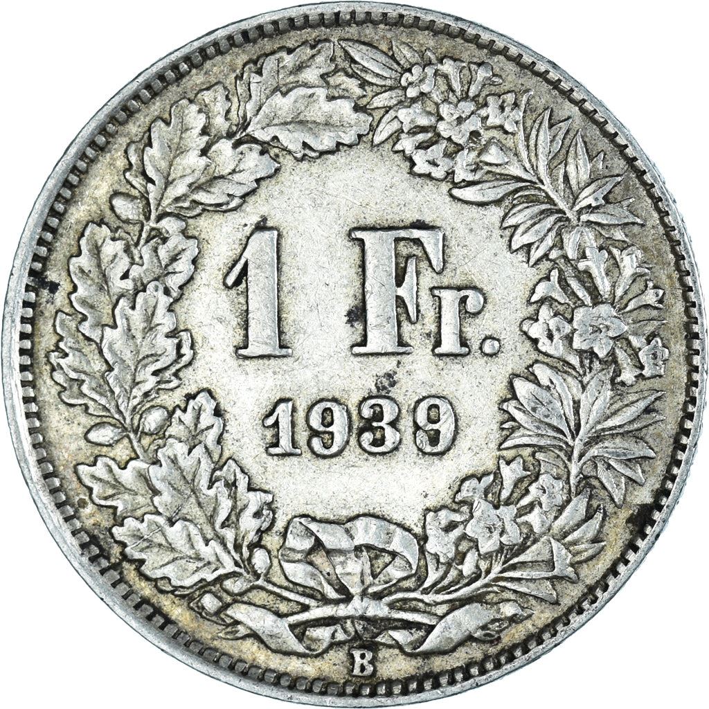 Switzerland Coin Swiss 1 Franc | Helvetia | KM24 | 1875 - 1967