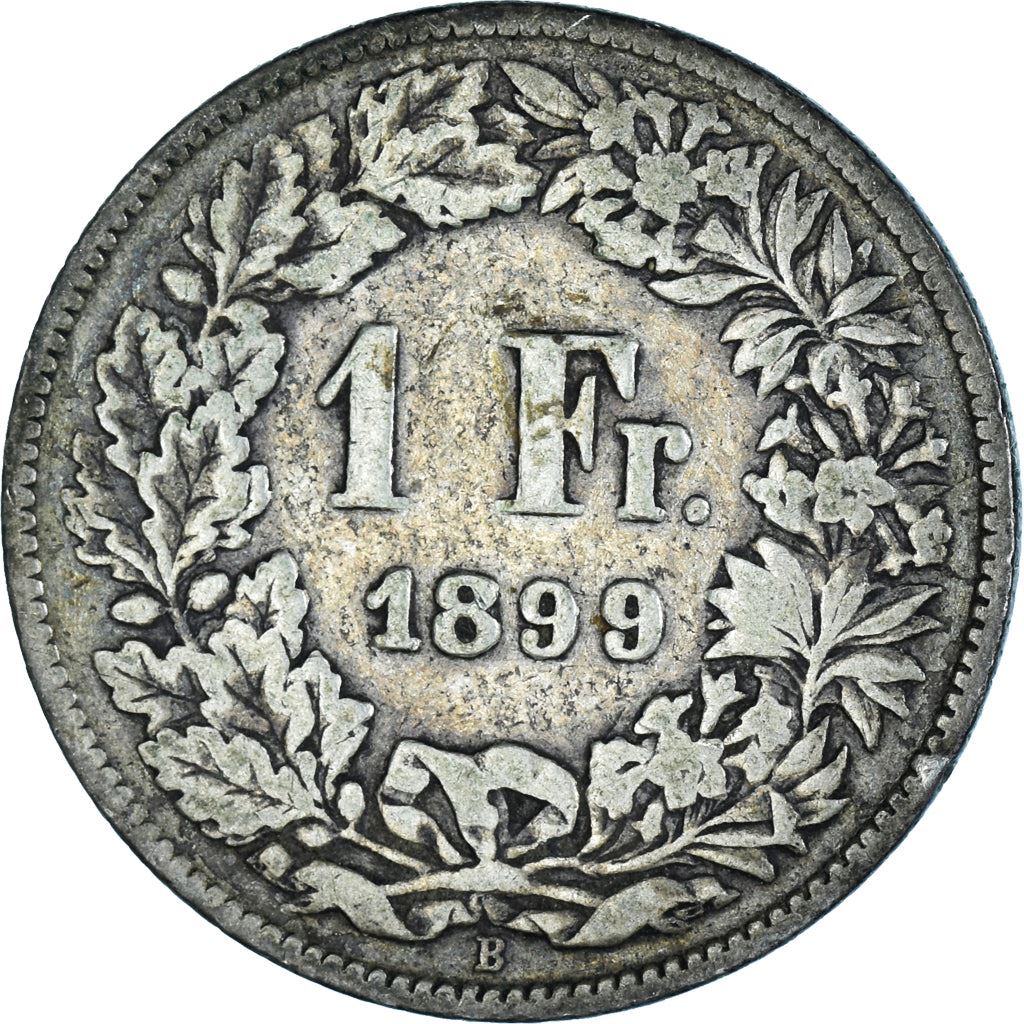 Switzerland Coin Swiss 1 Franc | Helvetia | KM24 | 1875 - 1967