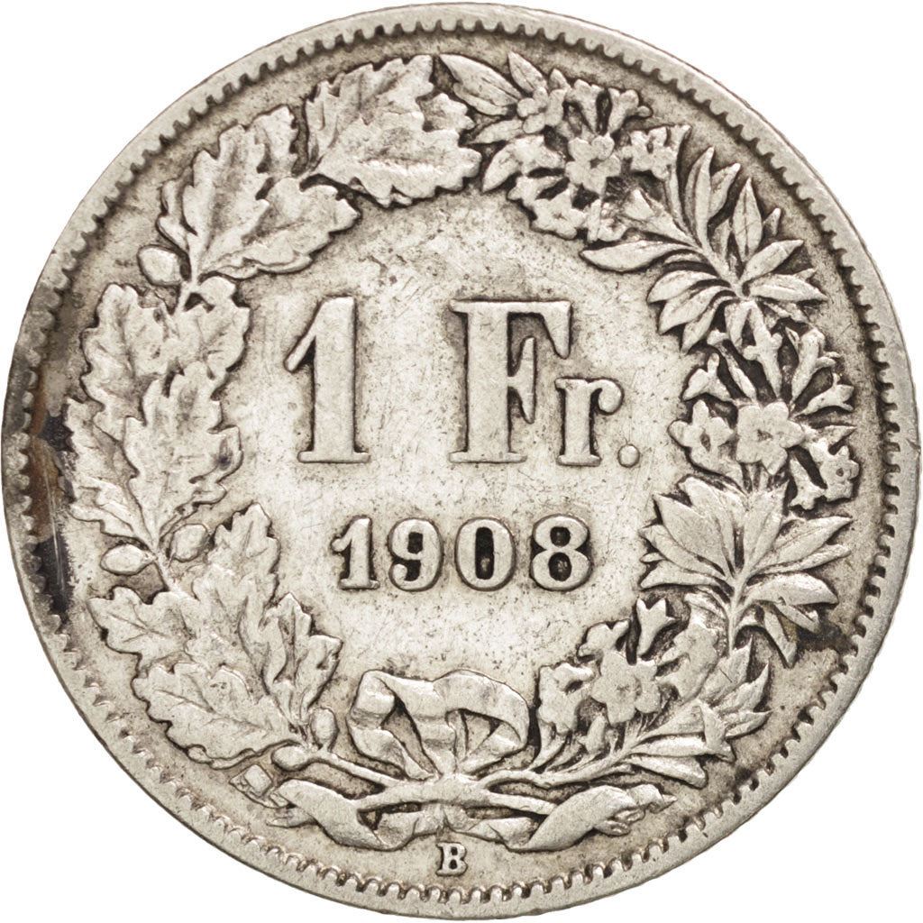 Switzerland Coin Swiss 1 Franc | Helvetia | KM24 | 1875 - 1967