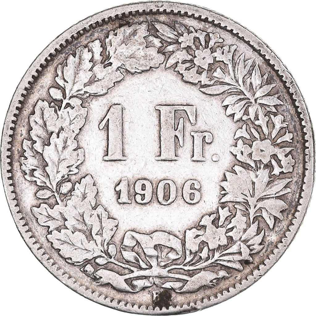 Switzerland Coin Swiss 1 Franc | Helvetia | KM24 | 1875 - 1967