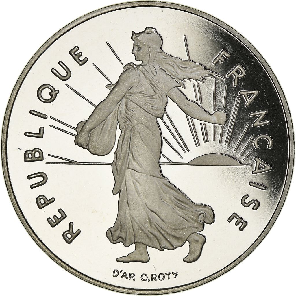 French 5 Francs Coin | signature O. Roty | KM926a.1 | France | 1969 - 2001