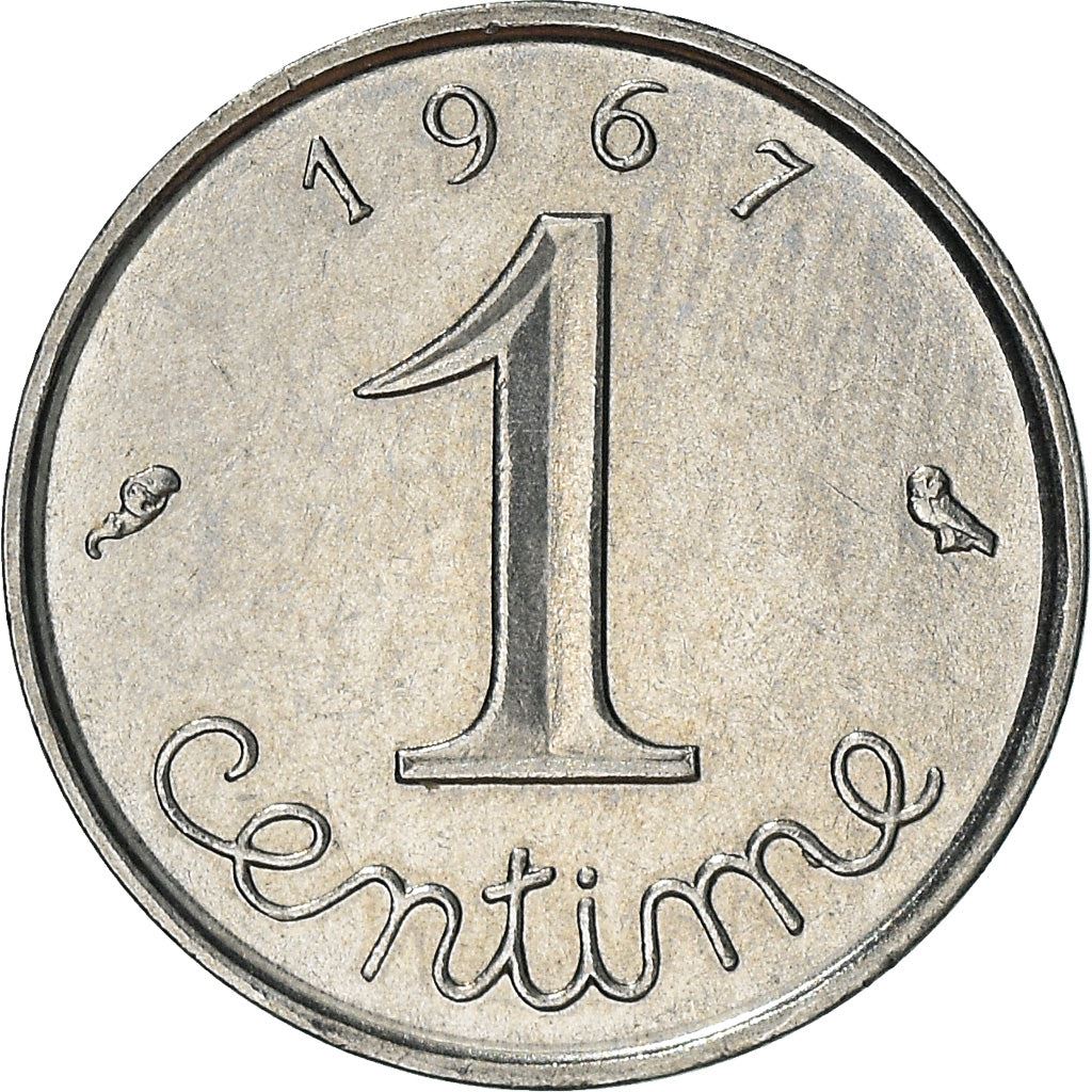 French Coin 1 Centime | KM928 | France | 1961 - 2001