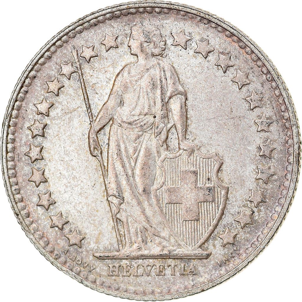 Switzerland Coin Swiss ½ Franc | Helvetia | KM23 | 1875 - 1967