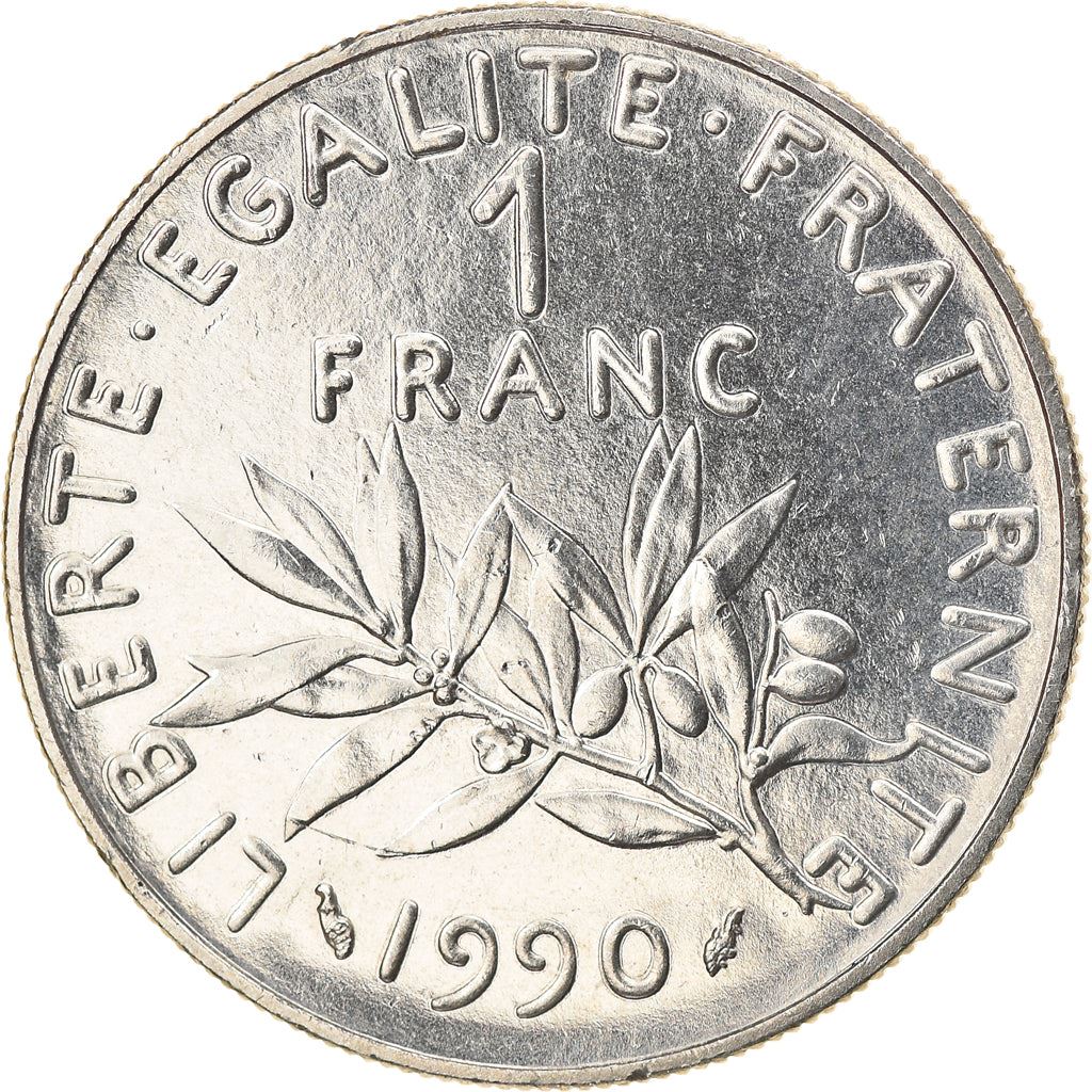 French Coin 1 Franc | Signature O. Roty | KM925.1 | France | 1959 - 2001