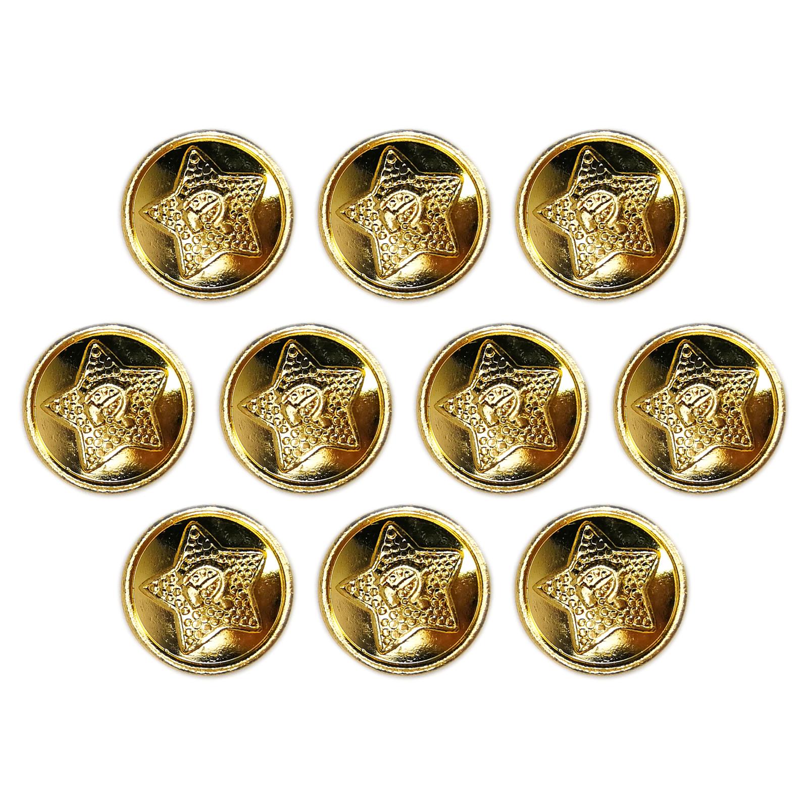 100 Soviet Union Military Uniform Buttons | Star With Hammer And Sickle | 14 - 22 mm