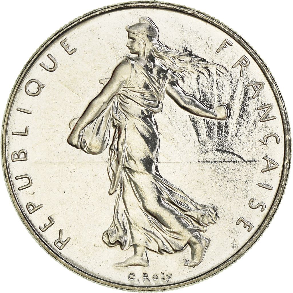 French Coin 1 Franc | Signature O. Roty | KM925.1 | France | 1959 - 2001