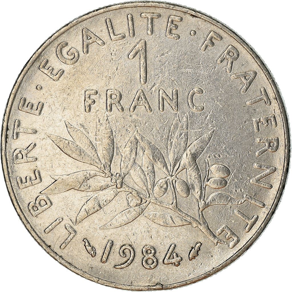 French Coin 1 Franc | Signature O. Roty | KM925.1 | France | 1959 - 2001