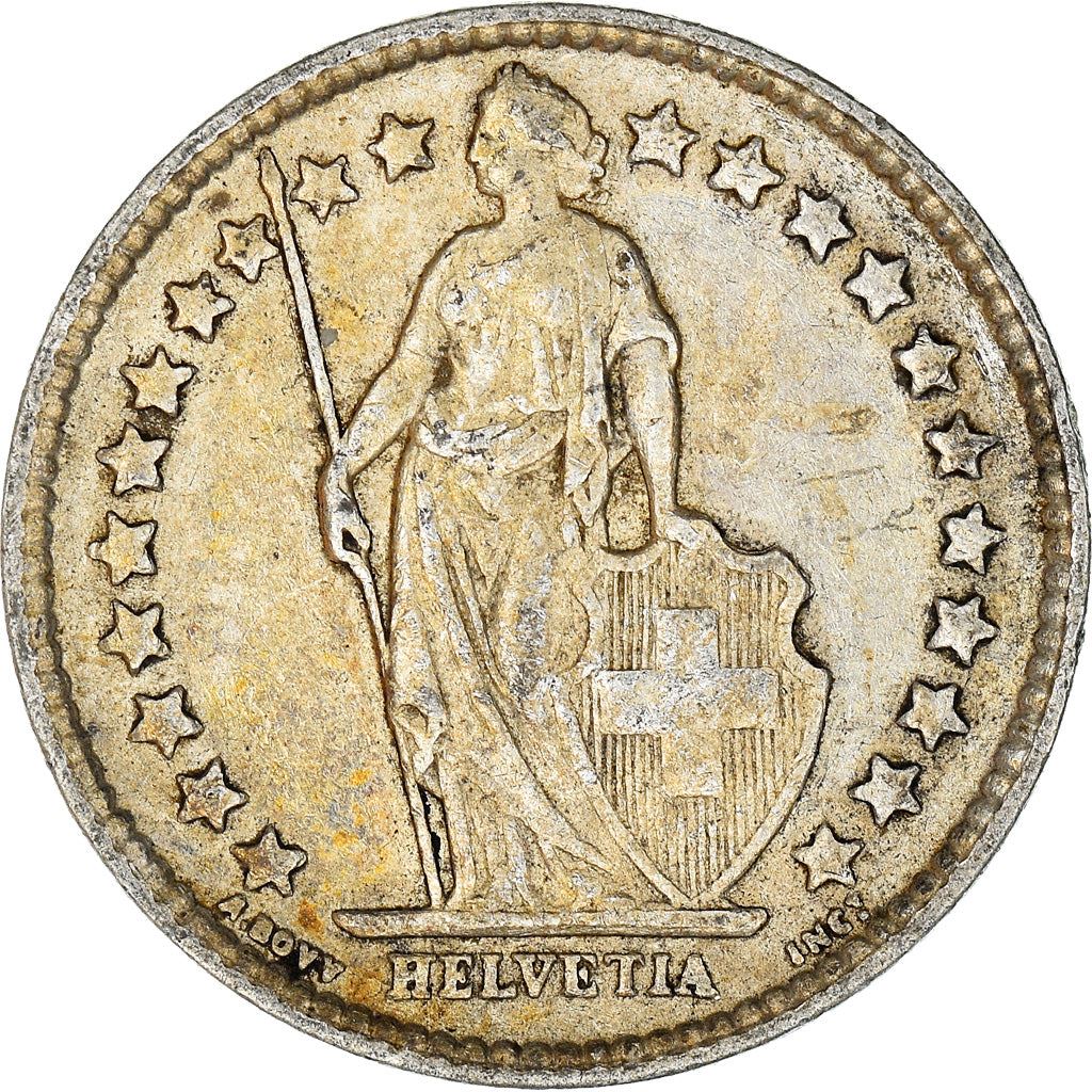 Switzerland Coin Swiss ½ Franc | Helvetia | KM23 | 1875 - 1967