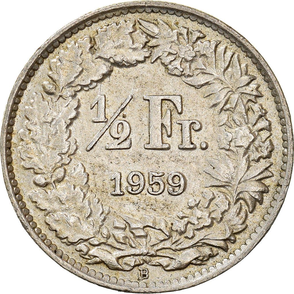 Switzerland Coin Swiss ½ Franc | Helvetia | KM23 | 1875 - 1967