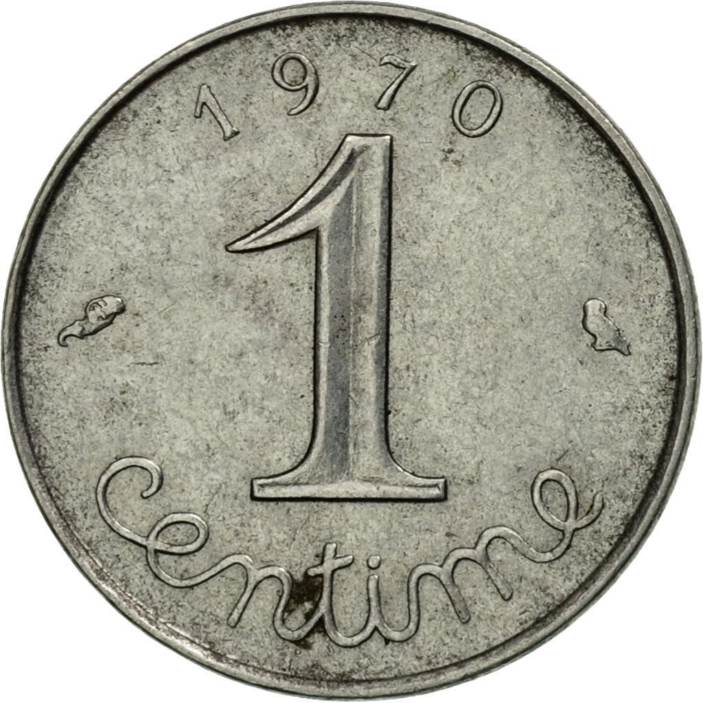 French Coin 1 Centime | KM928 | France | 1961 - 2001