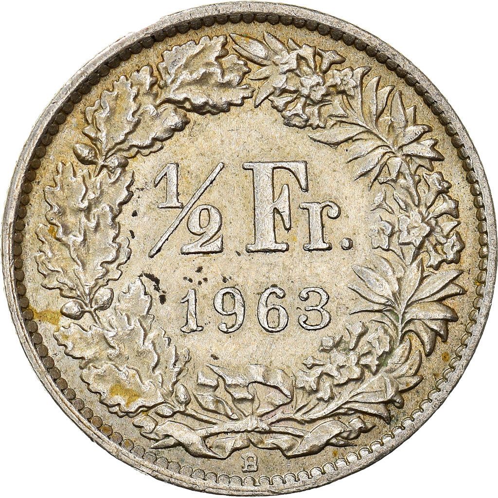 Switzerland Coin Swiss ½ Franc | Helvetia | KM23 | 1875 - 1967