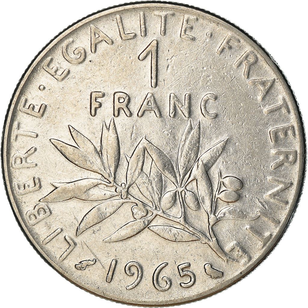 French Coin 1 Franc | Signature O. Roty | KM925.1 | France | 1959 - 2001