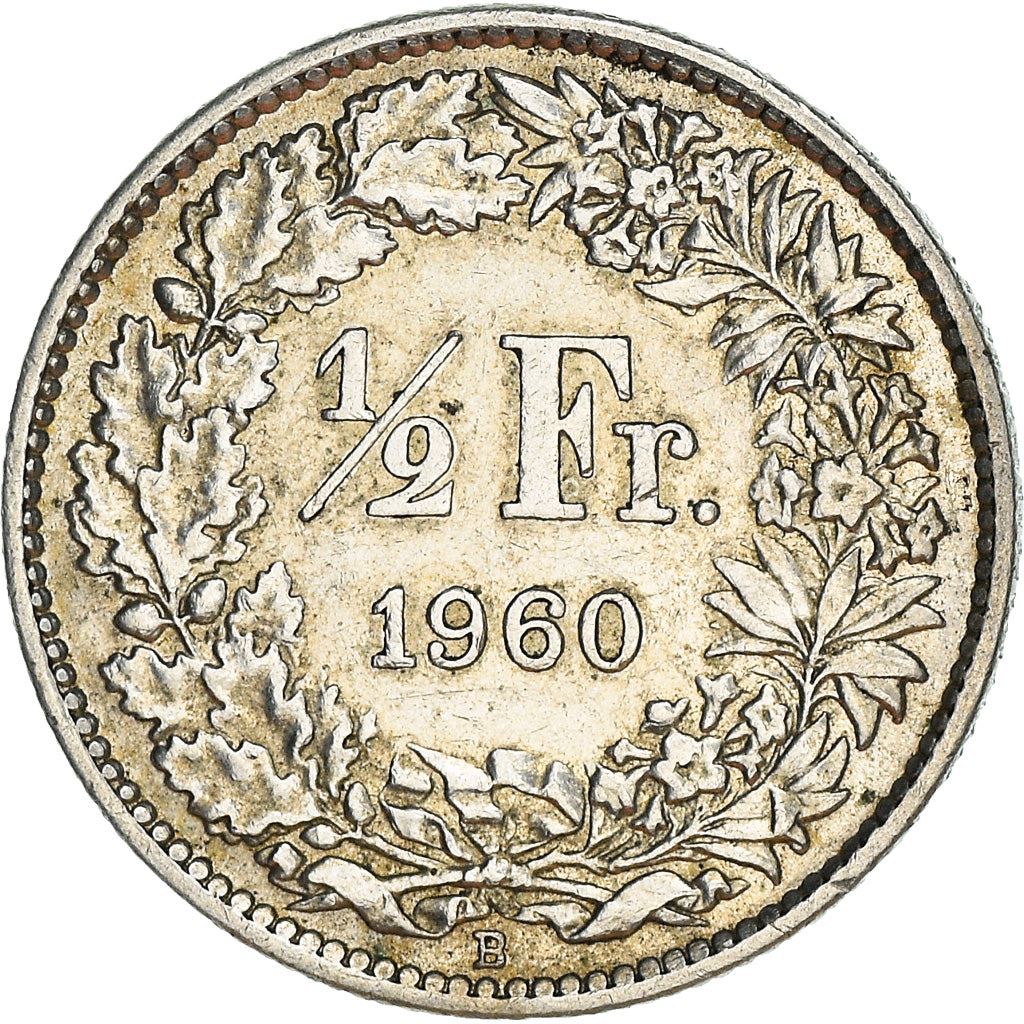 Switzerland Coin Swiss ½ Franc | Helvetia | KM23 | 1875 - 1967