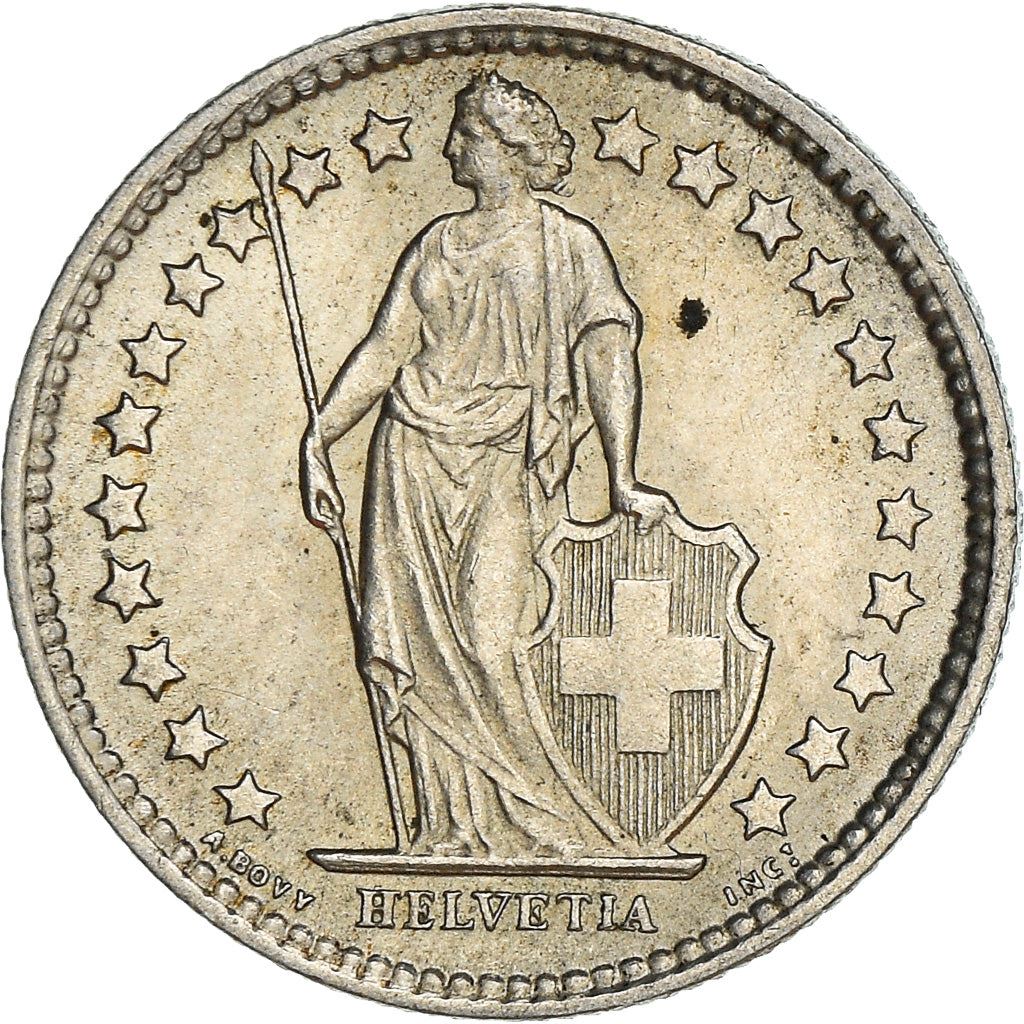 Switzerland Coin Swiss ½ Franc | Helvetia | KM23 | 1875 - 1967