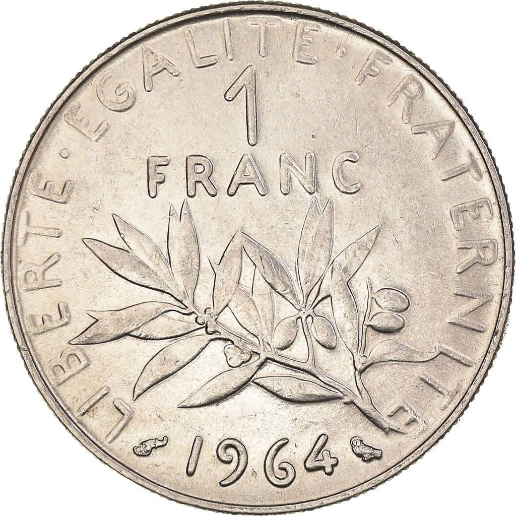 French Coin 1 Franc | Signature O. Roty | KM925.1 | France | 1959 - 2001