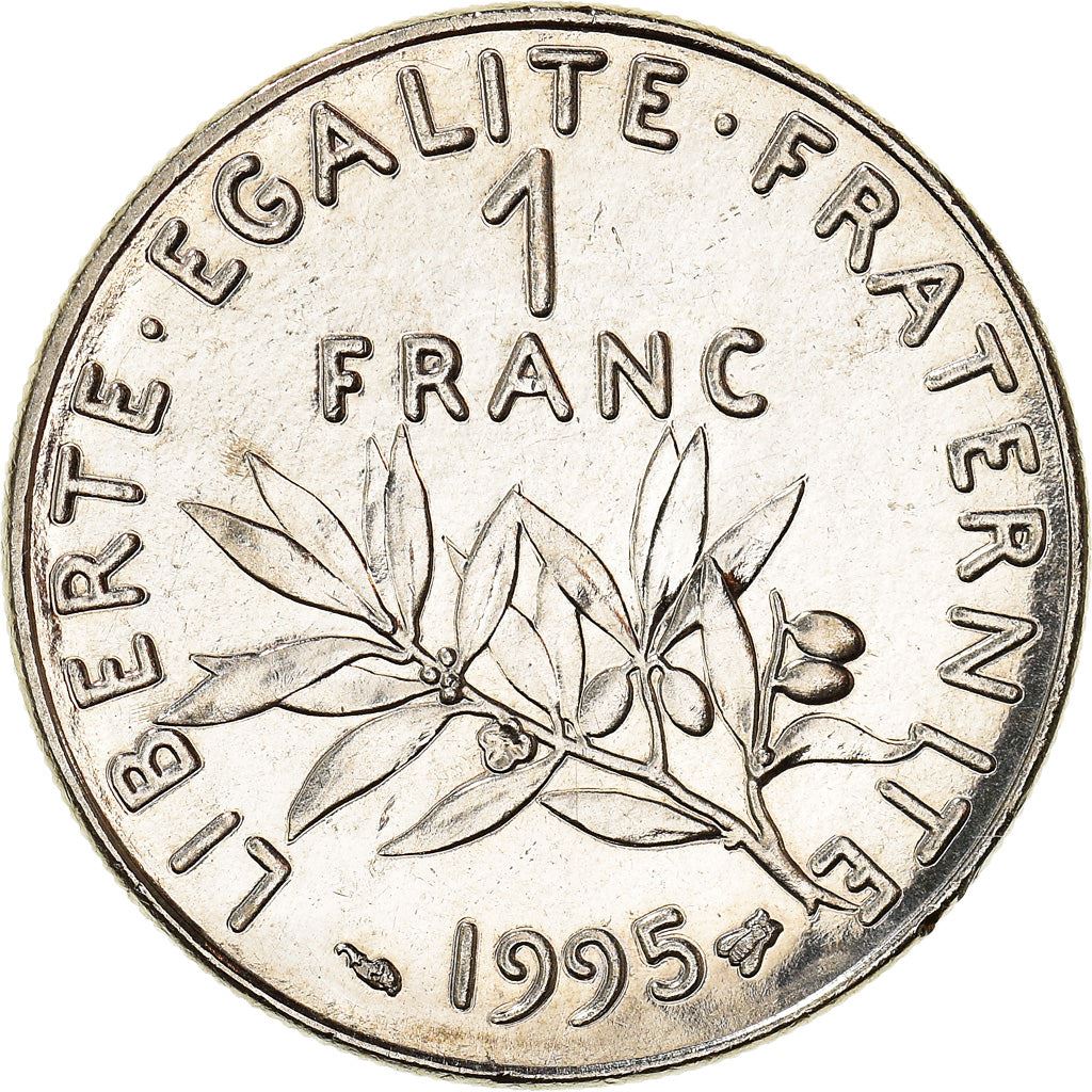 French Coin 1 Franc | Signature O. Roty | KM925.1 | France | 1959 - 2001