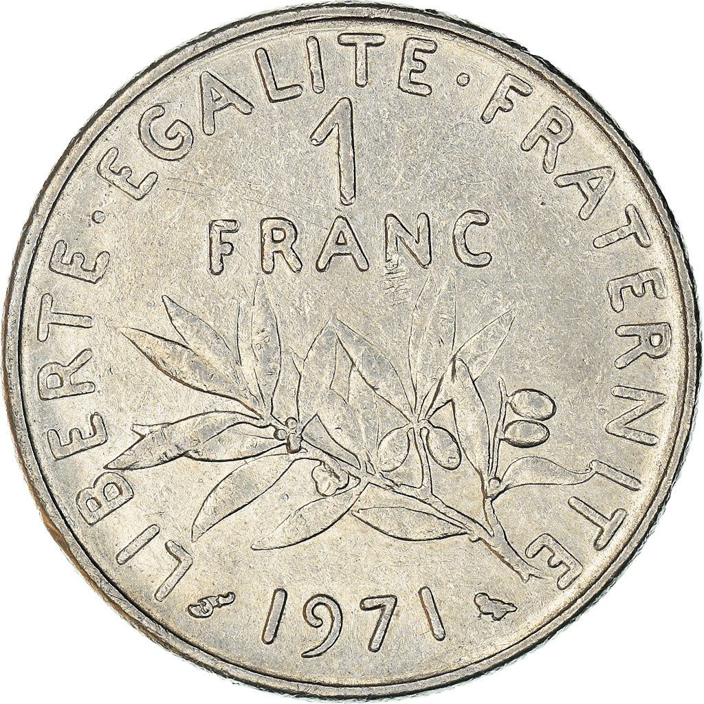 French Coin 1 Franc | Signature O. Roty | KM925.1 | France | 1959 - 2001