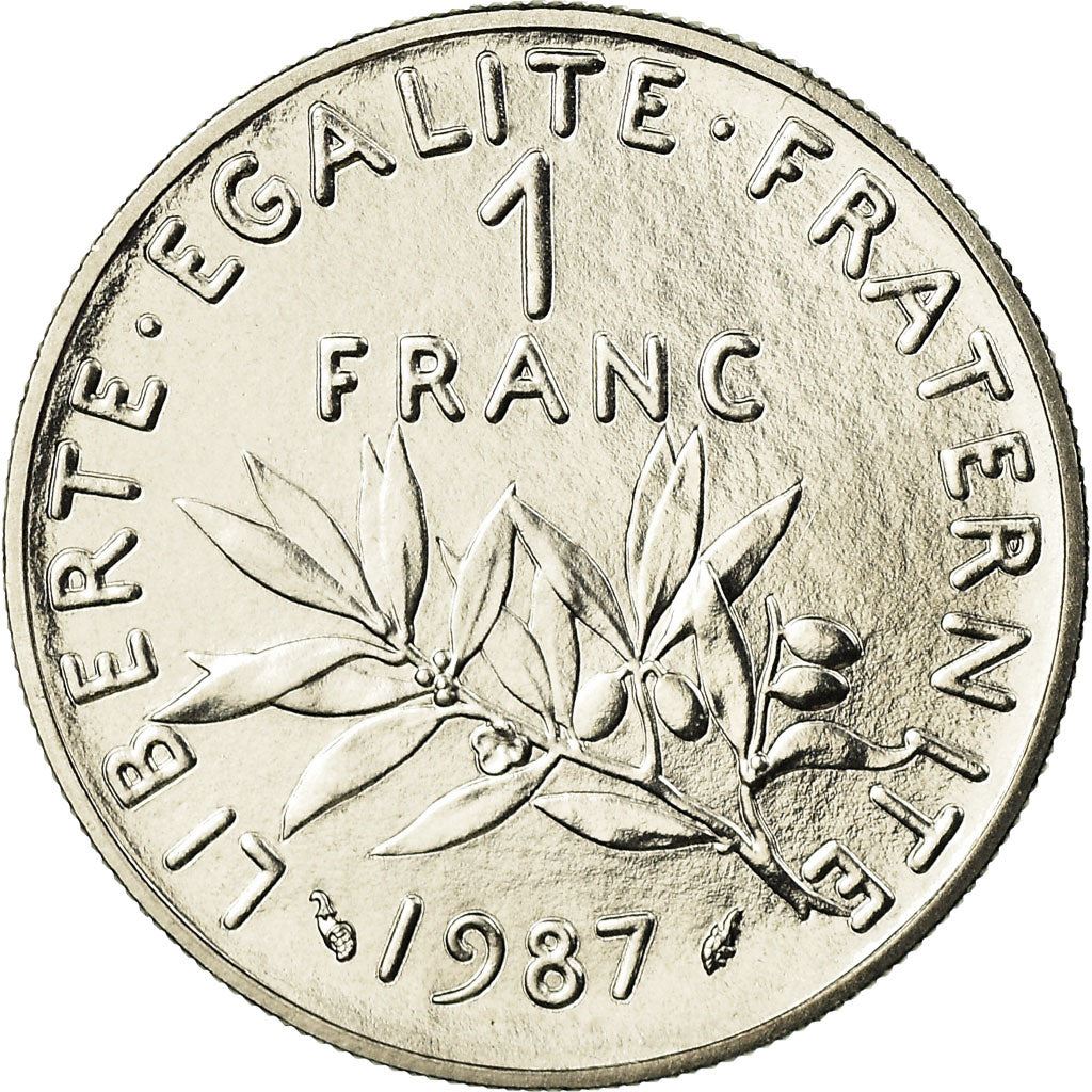 French Coin 1 Franc | Signature O. Roty | KM925.1 | France | 1959 - 2001