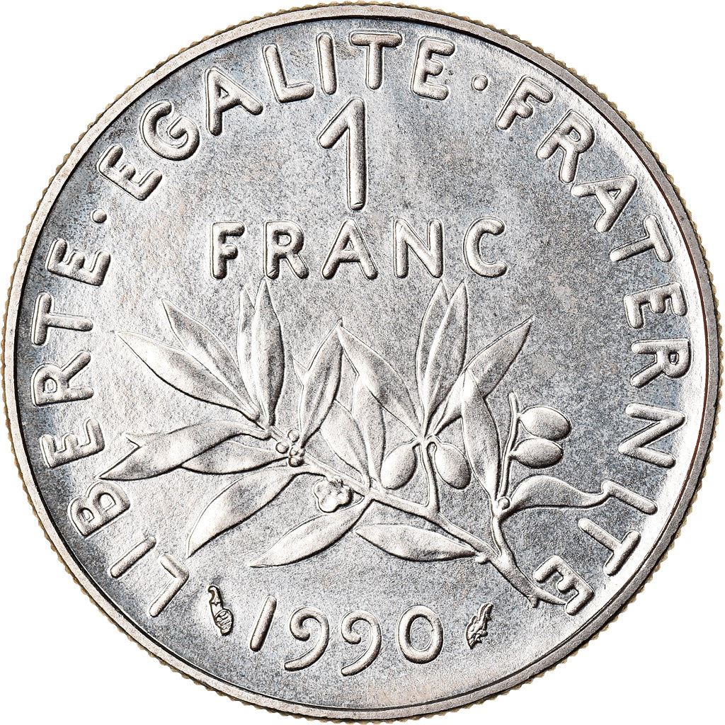 French Coin 1 Franc | Signature O. Roty | KM925.1 | France | 1959 - 2001