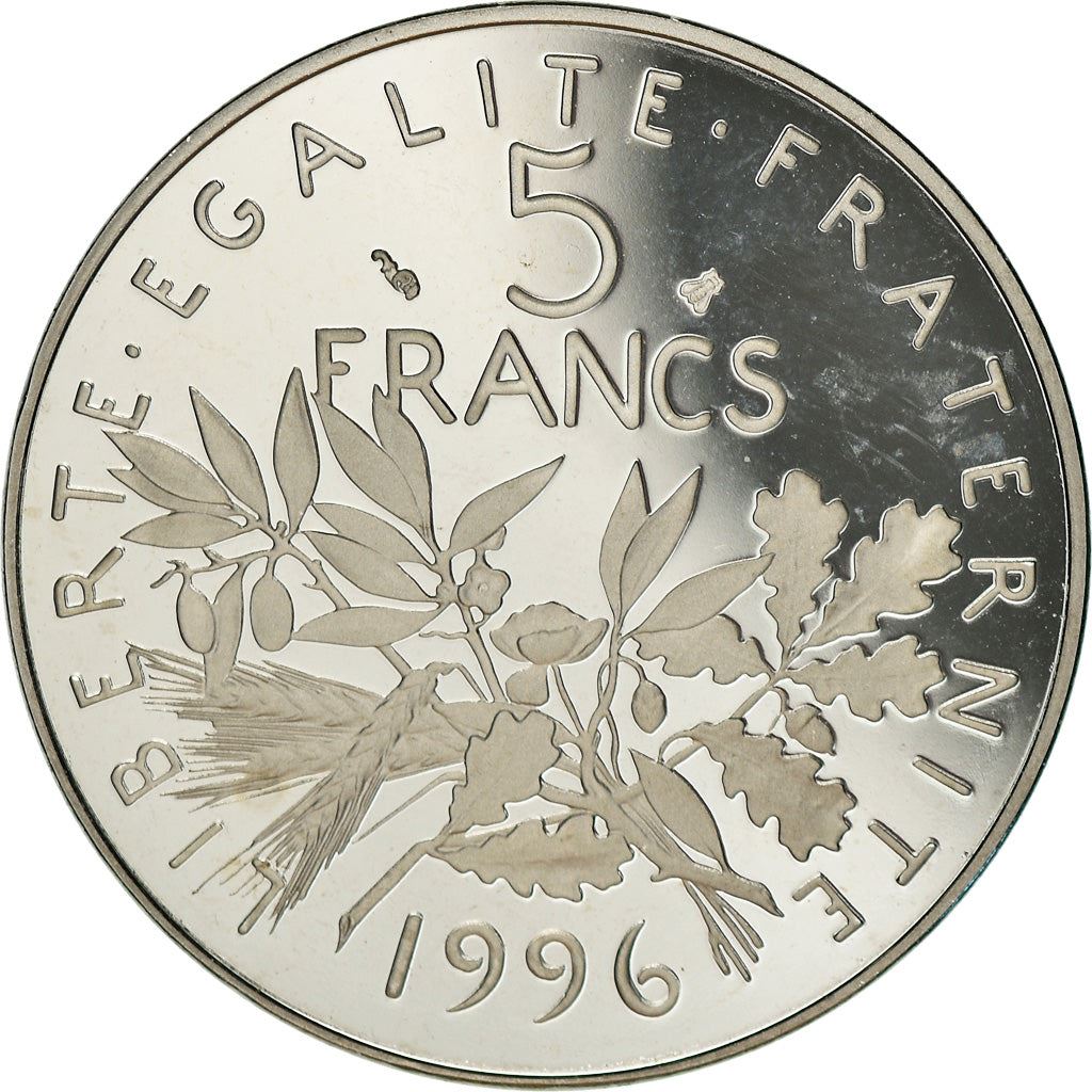 French 5 Francs Coin | signature O. Roty | KM926a.1 | France | 1969 - 2001