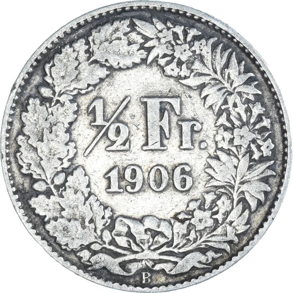 Switzerland Coin Swiss ½ Franc | Helvetia | KM23 | 1875 - 1967