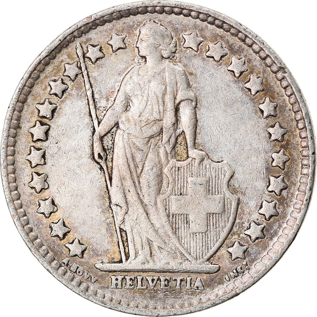 Switzerland Coin Swiss ½ Franc | Helvetia | KM23 | 1875 - 1967