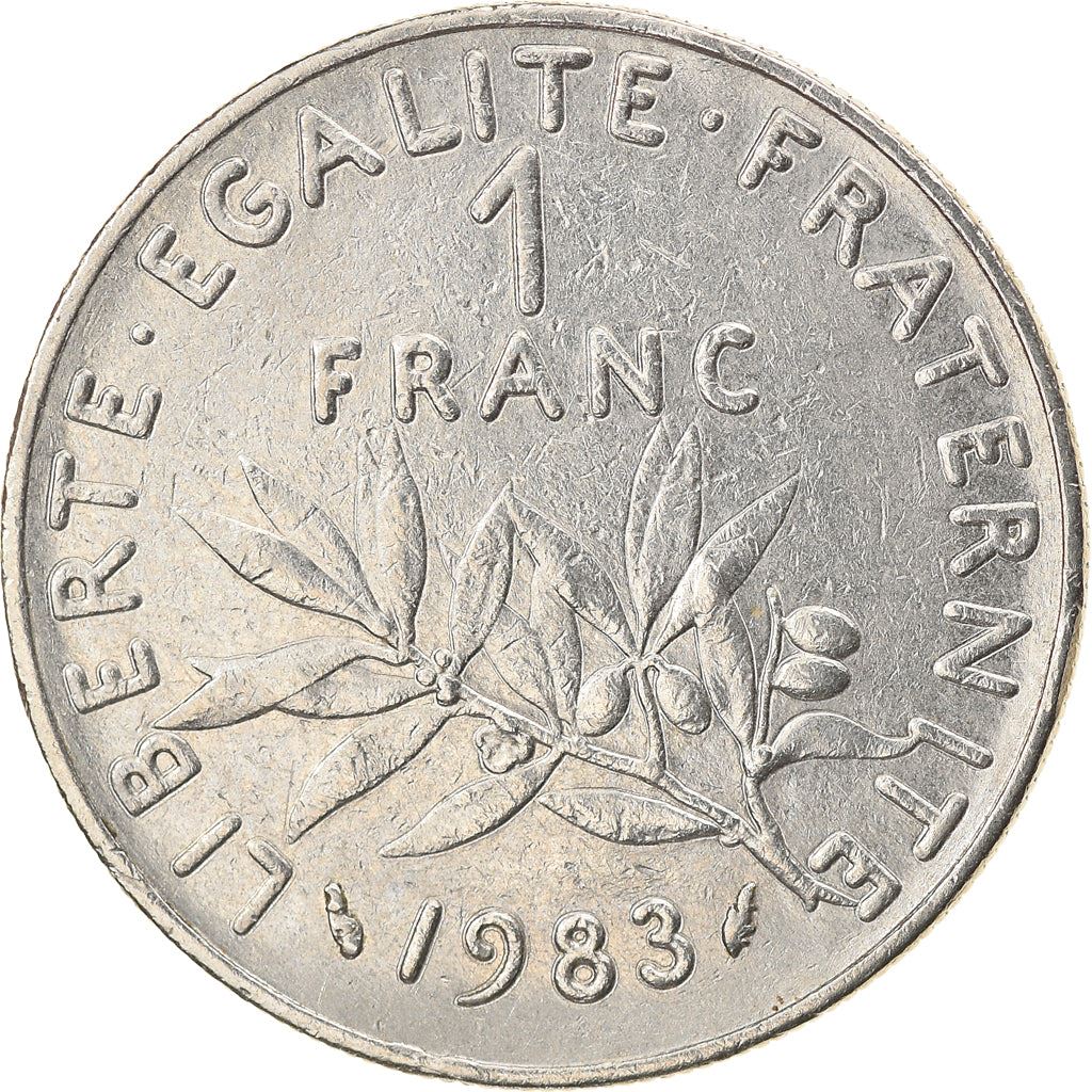 French Coin 1 Franc | Signature O. Roty | KM925.1 | France | 1959 - 2001