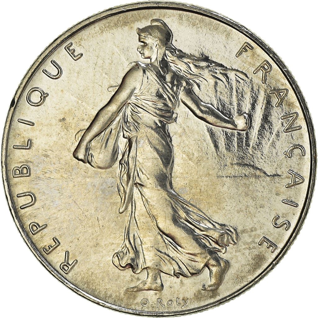 French Coin 1 Franc | Signature O. Roty | KM925.1 | France | 1959 - 2001