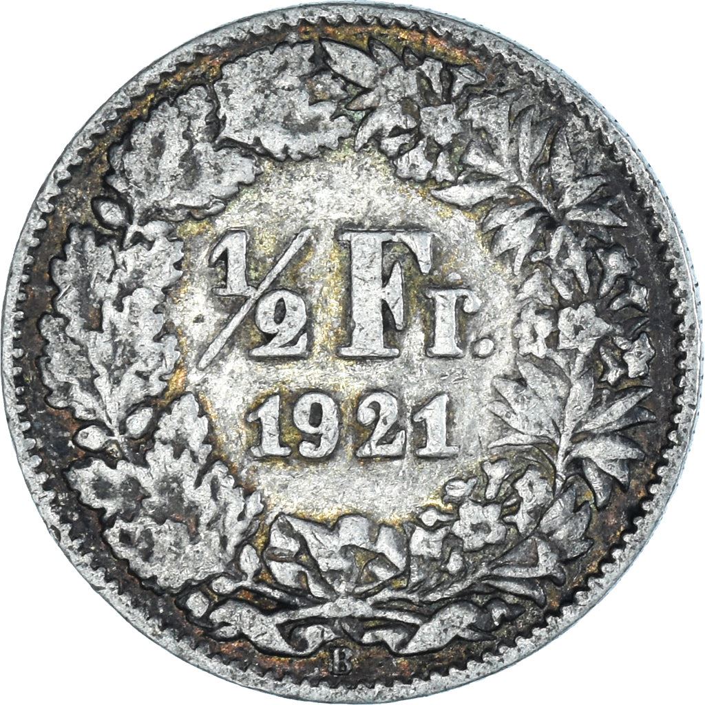 Switzerland Coin Swiss ½ Franc | Helvetia | KM23 | 1875 - 1967