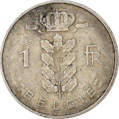 Belgian 1 Franc | 100 Coins | Baudouin I Belgie | Belgium | Cornucopia | Oak | Star | 1950 - 1988